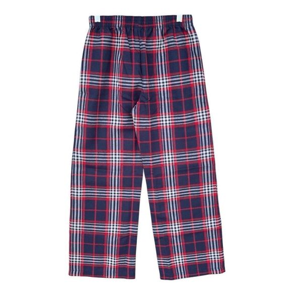 Gap Kids Set of 2 Pajama Kids Size 10 Flame Resistant Navy Blue Red White Plaid - Picture 6 of 8